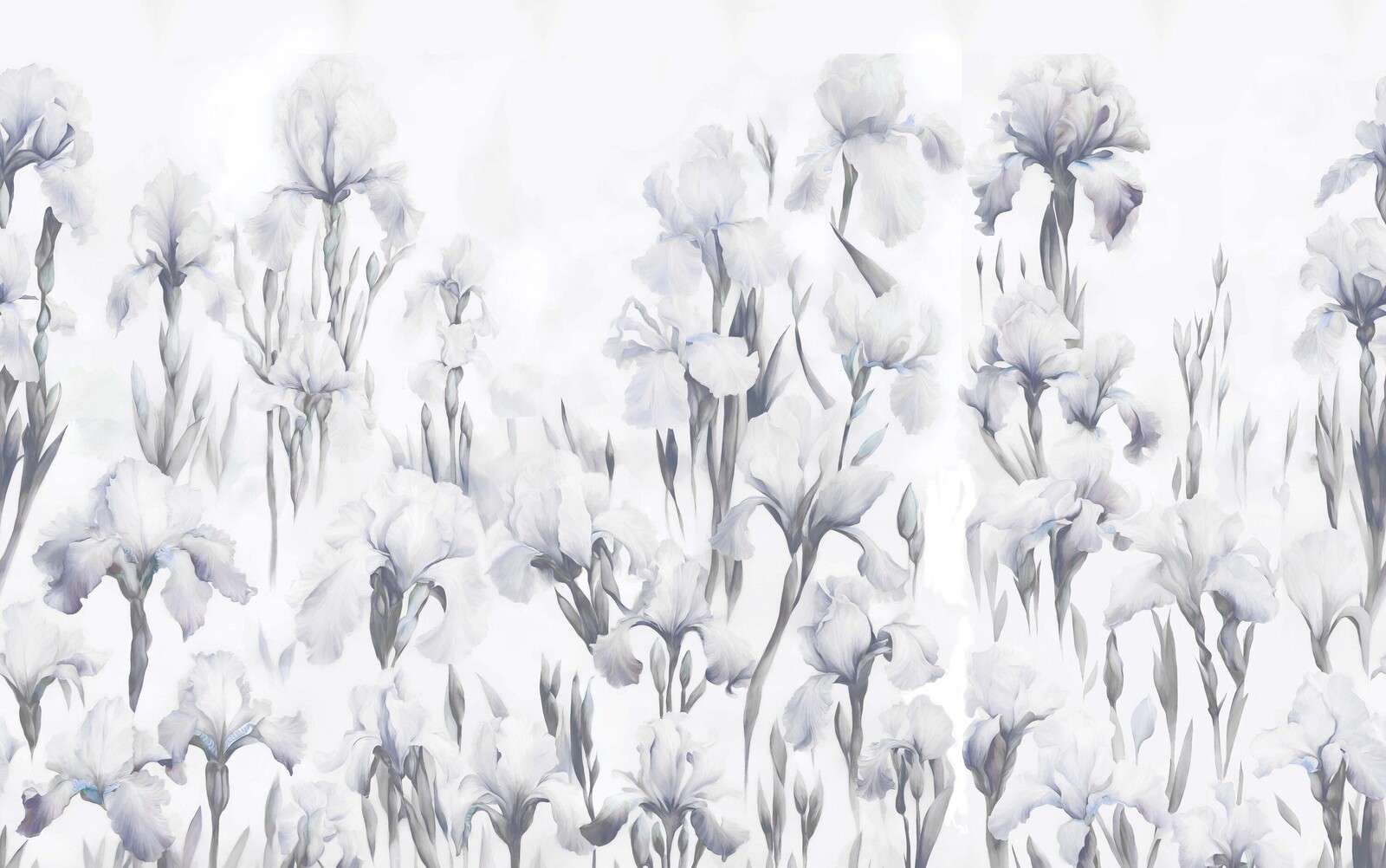 Iris bailan gris sin costuras