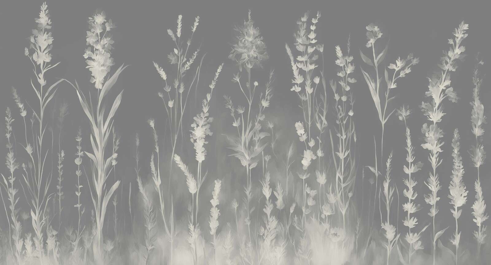 Luz de Lavanda Gris Plateado Sin Costuras