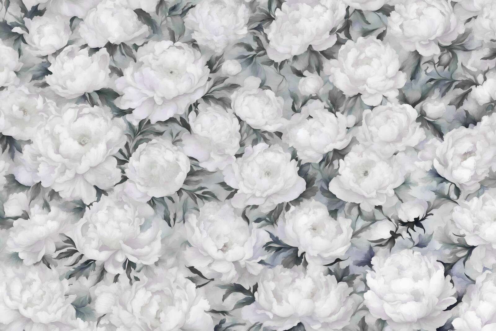 Pared Azul de Peonie