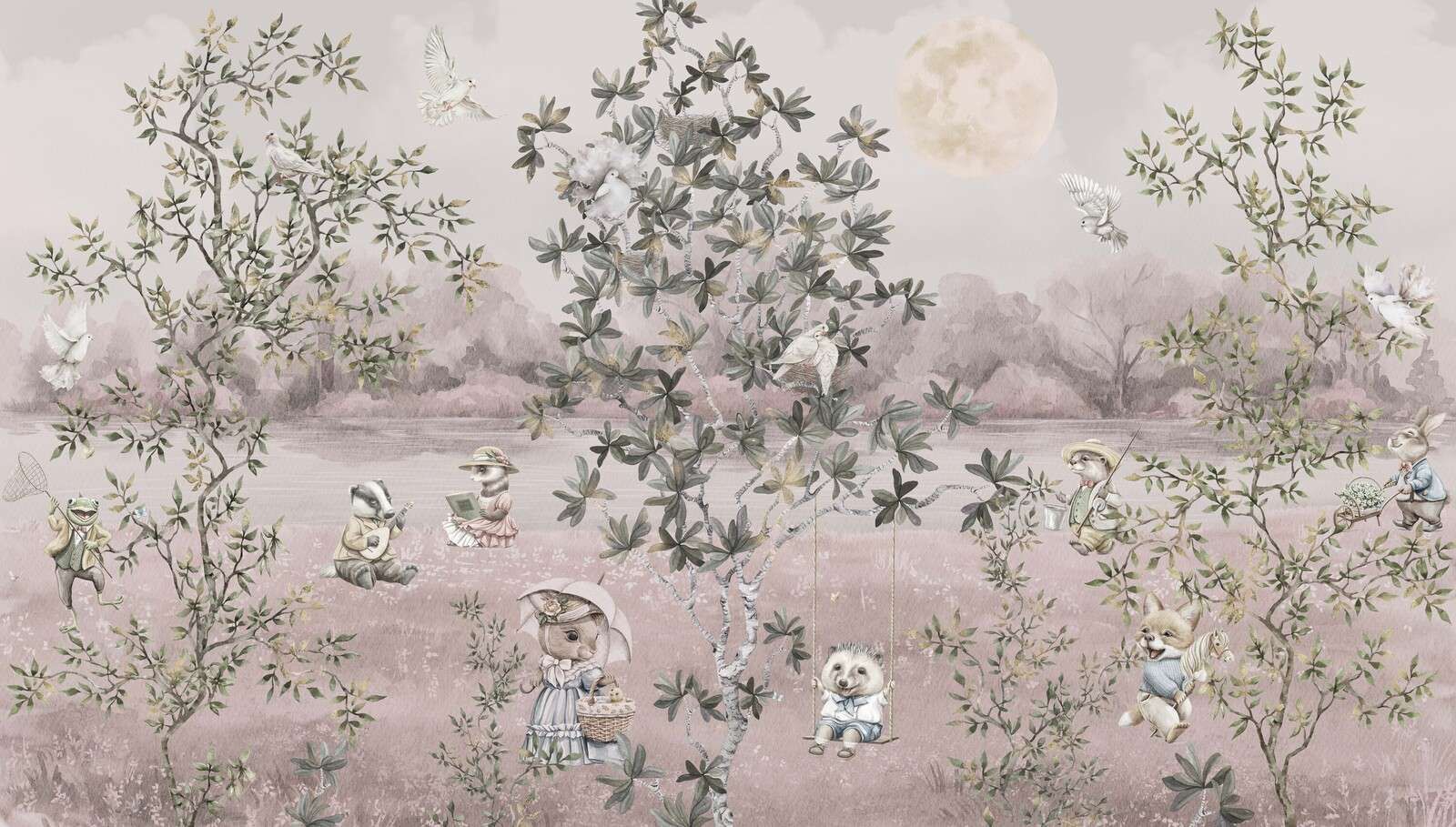Animales Vintage - Rosa