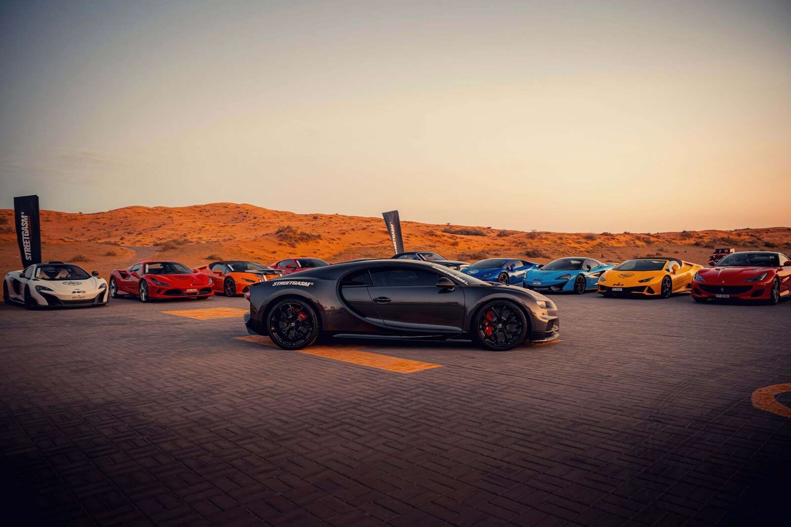 Bugatti Chiron y amigos