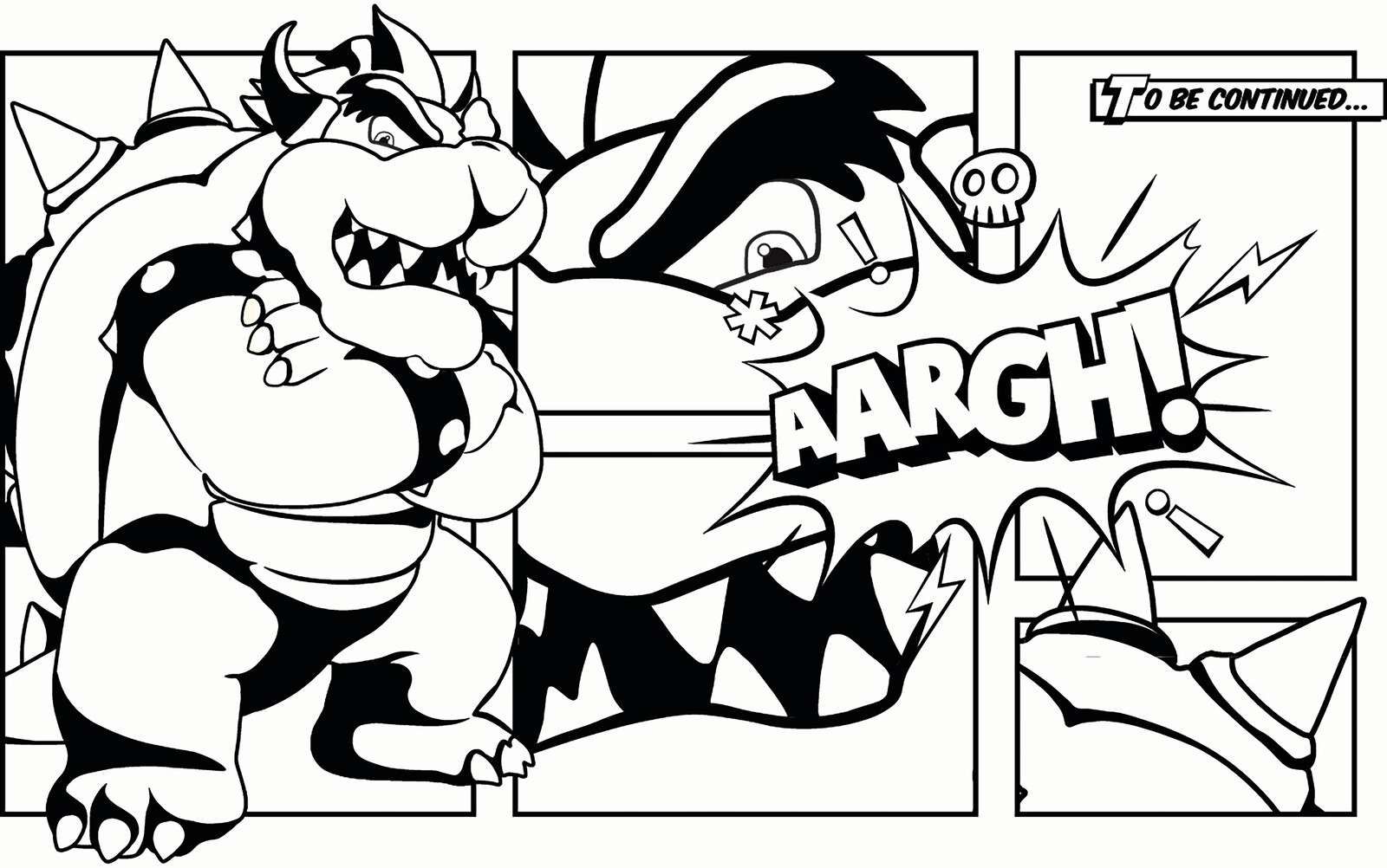 Monsterkracht en escenas de cómic