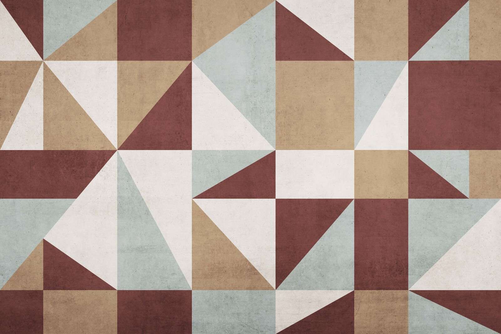 Planos geométricos en colores retro
