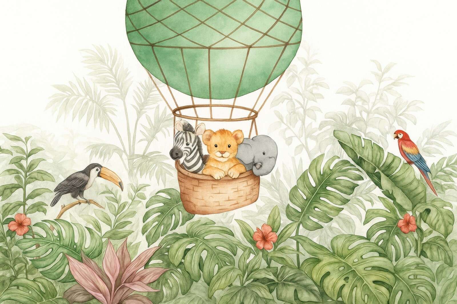 Jungleballon con pequeños amigos