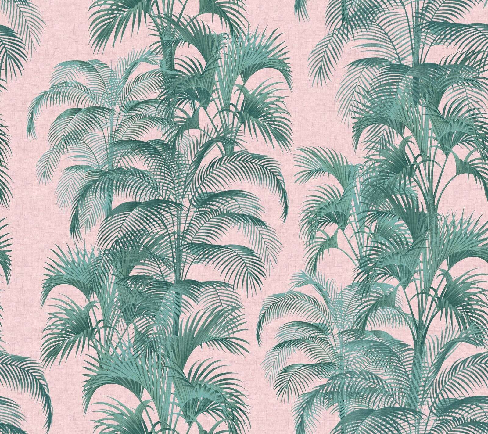 Palmeras tropicales en rosa empolvado