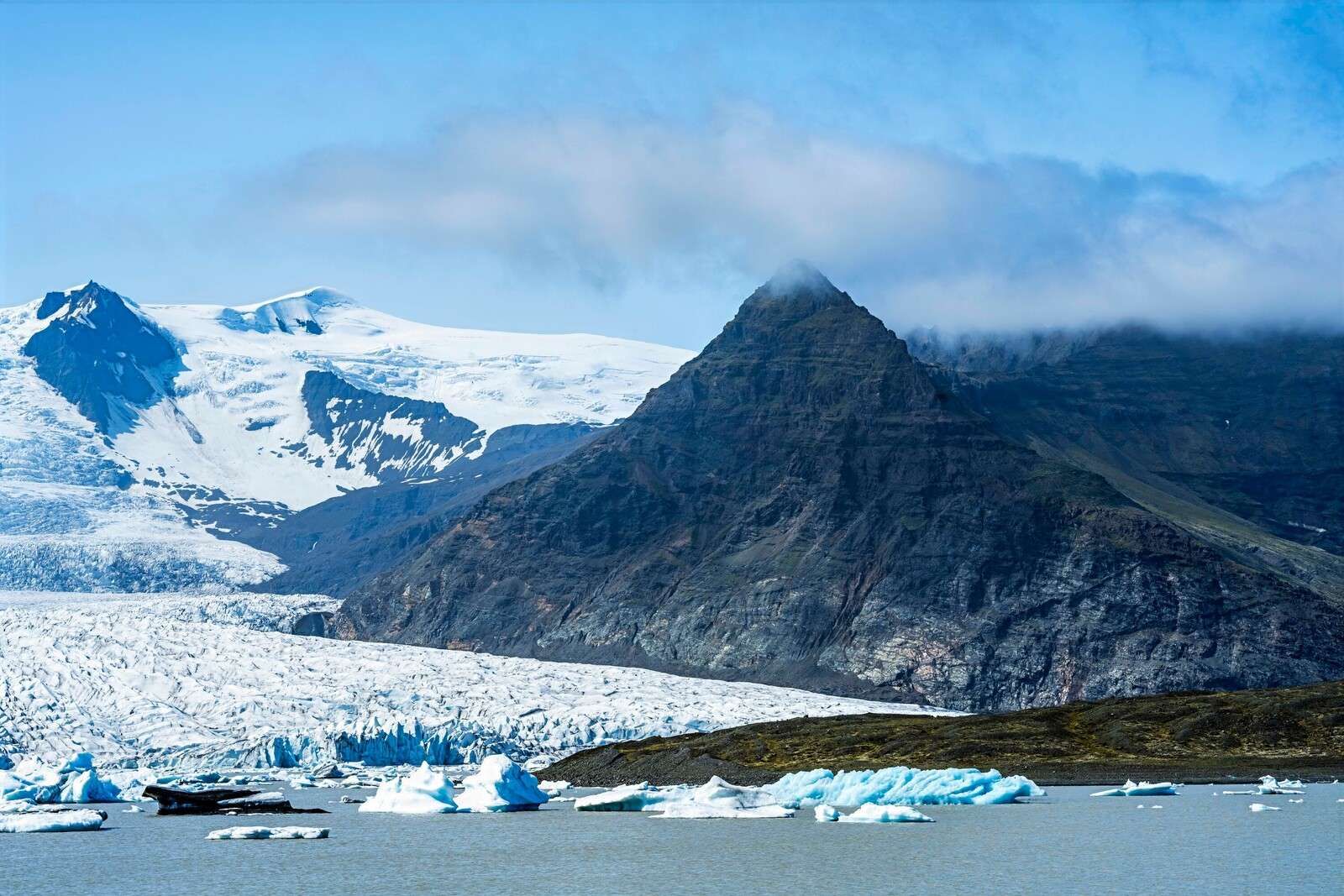 Lago glaciar Fjallsárlón