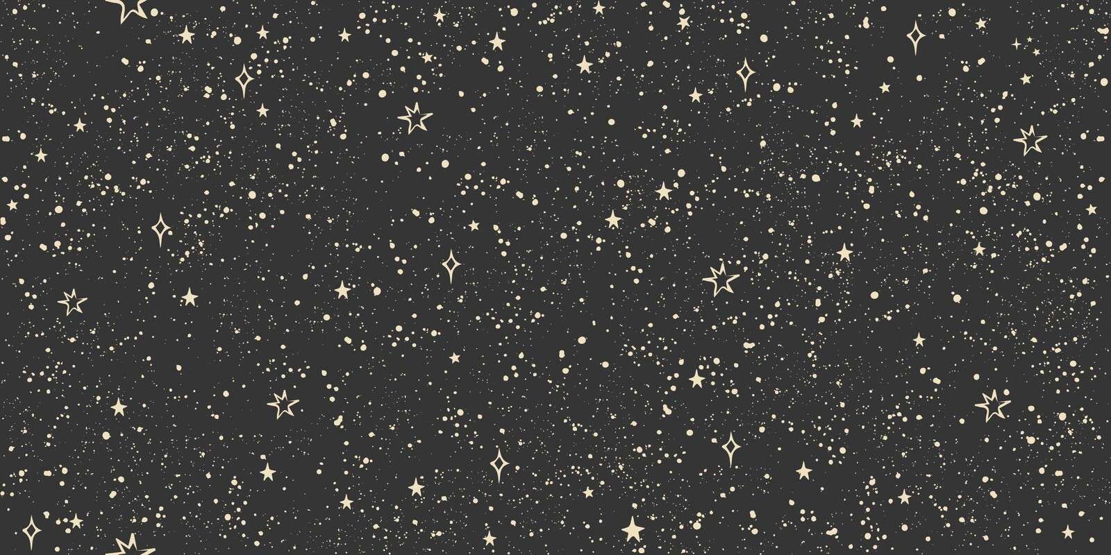 Estrellas centelleantes en la luz de la noche