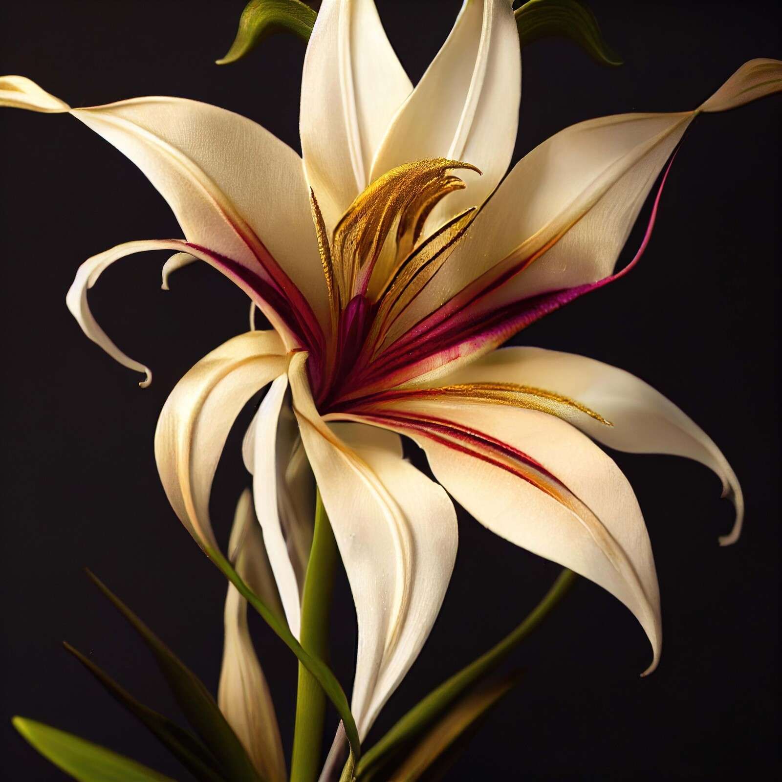 Flor de lirio crinum Macro Grand