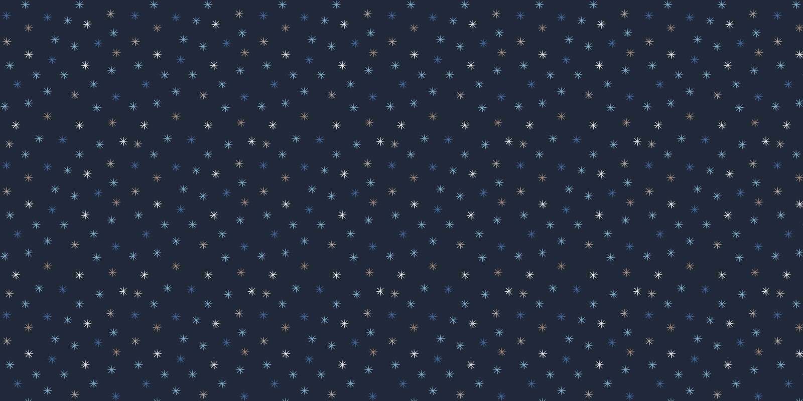 Noche estrellada centelleante en azul