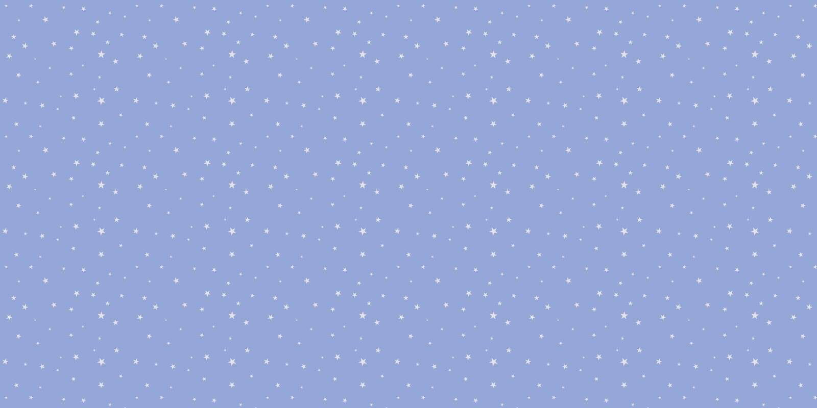 Estrellas blancas sobre azul lavanda