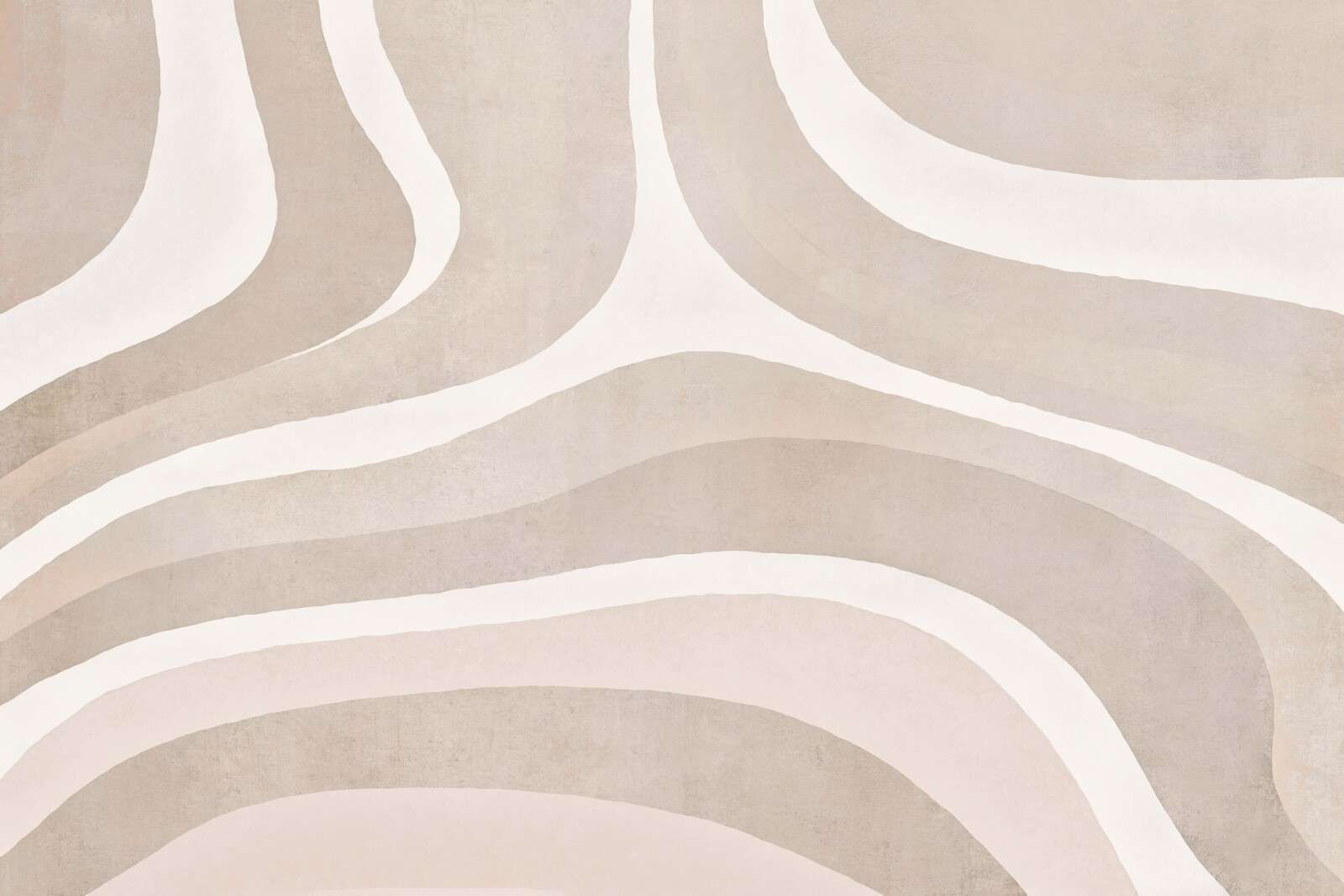 Formas y figuras boho retro beige arena