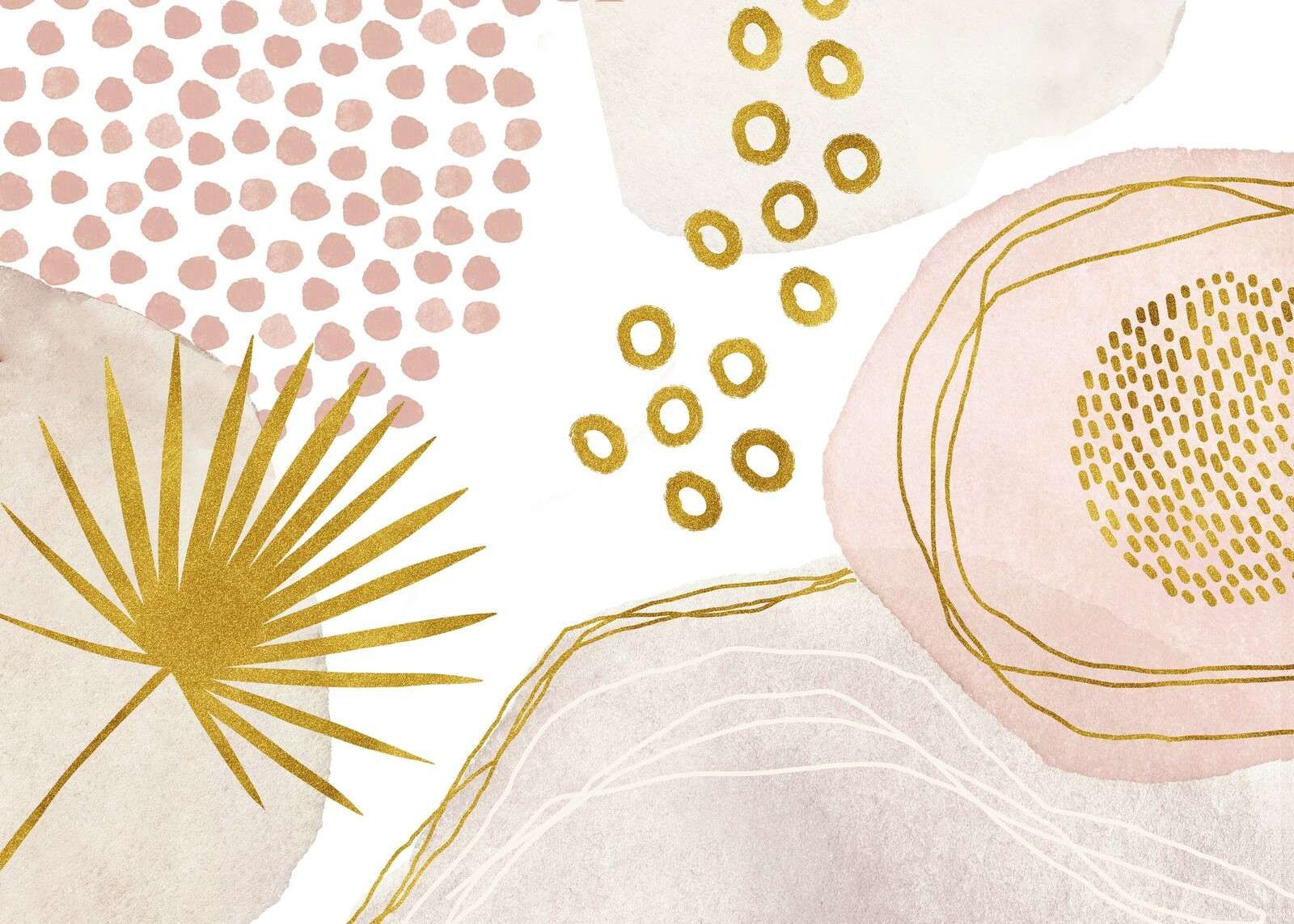 Vibras tropicales boho con glamour dorado