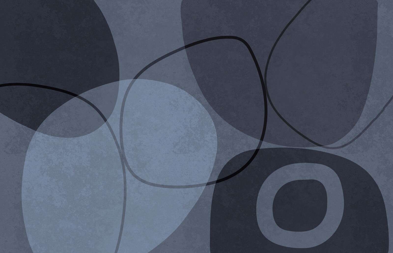 Forma de mediados de siglo N contorno gris azulado