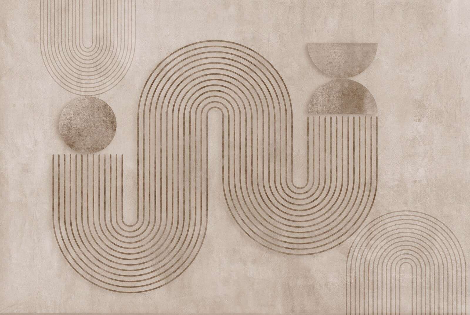 Equilibrio dinámico Arte moderno Beige