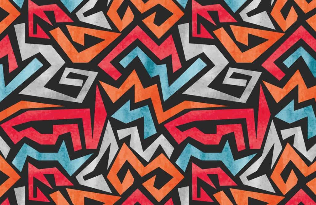 Estampado gráfico de colores main product photo