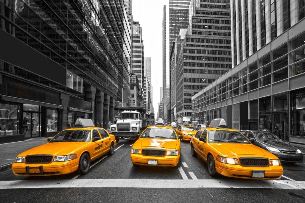 Taxis amarillos en Nueva York main product photo