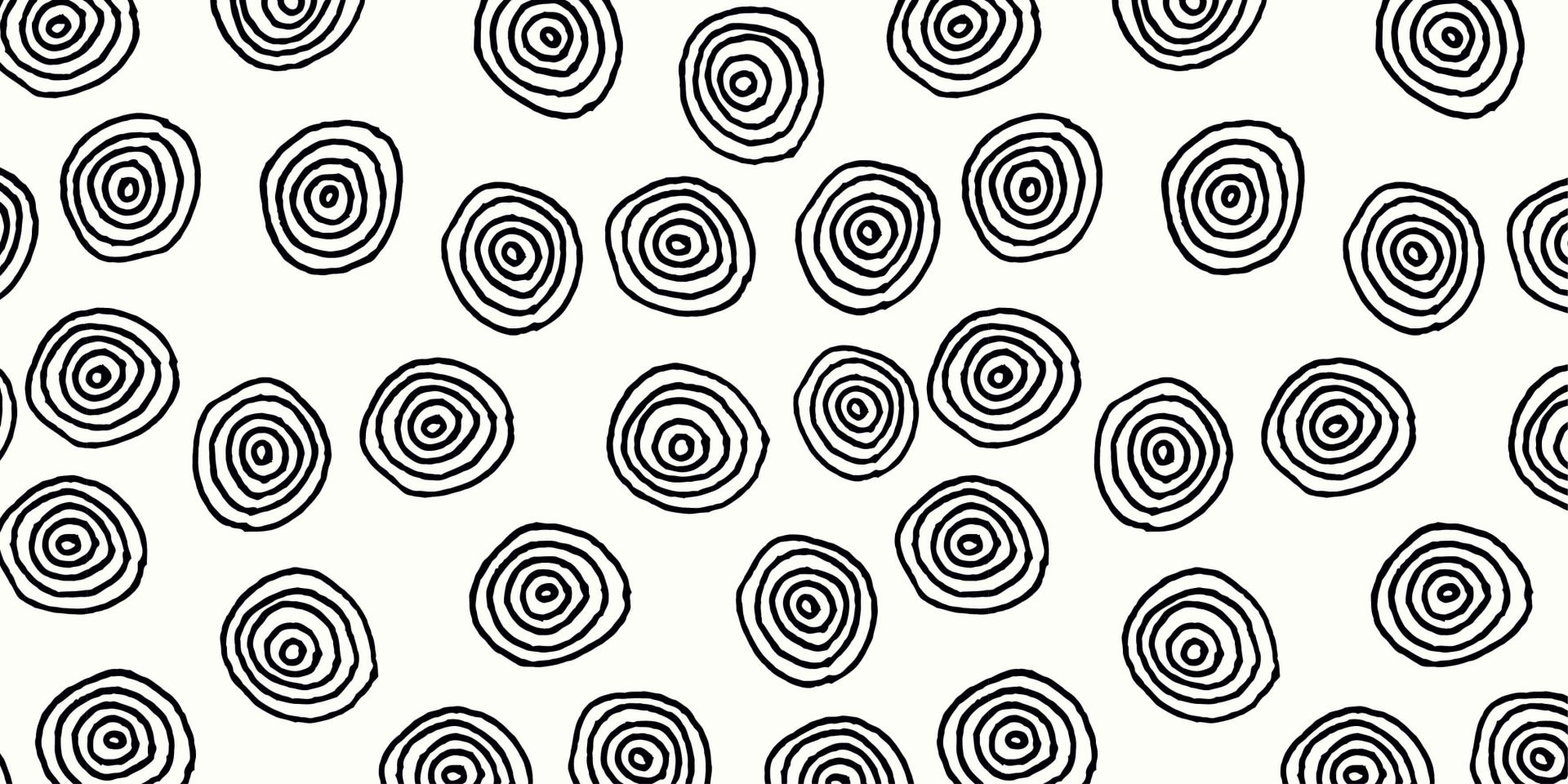 Círculos abstractos en blanco y negro main product photo