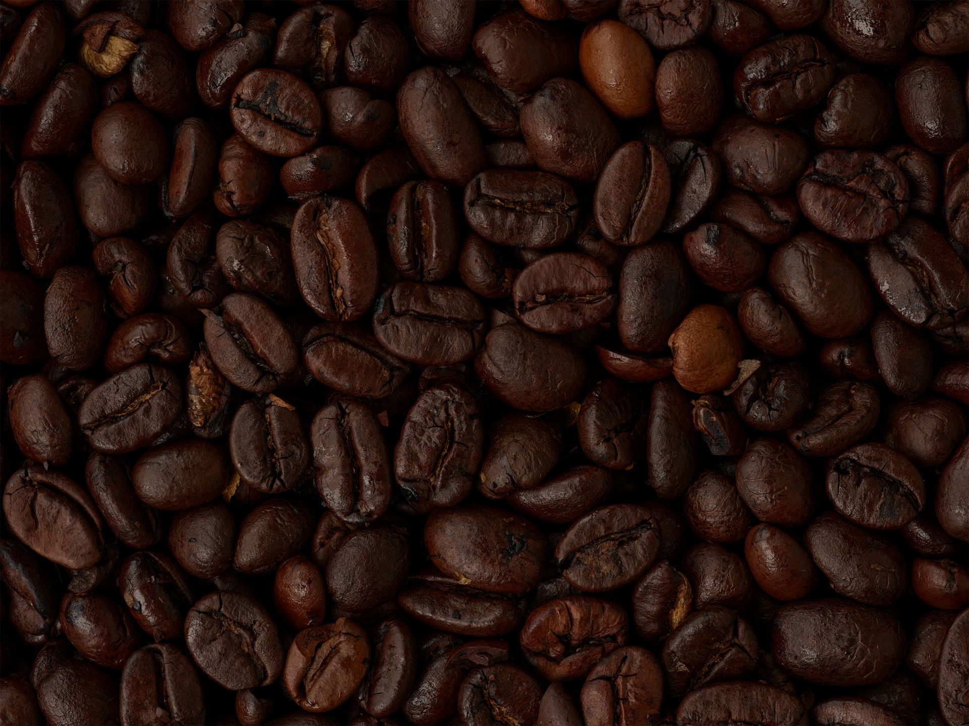 Granos de café de cerca main product photo