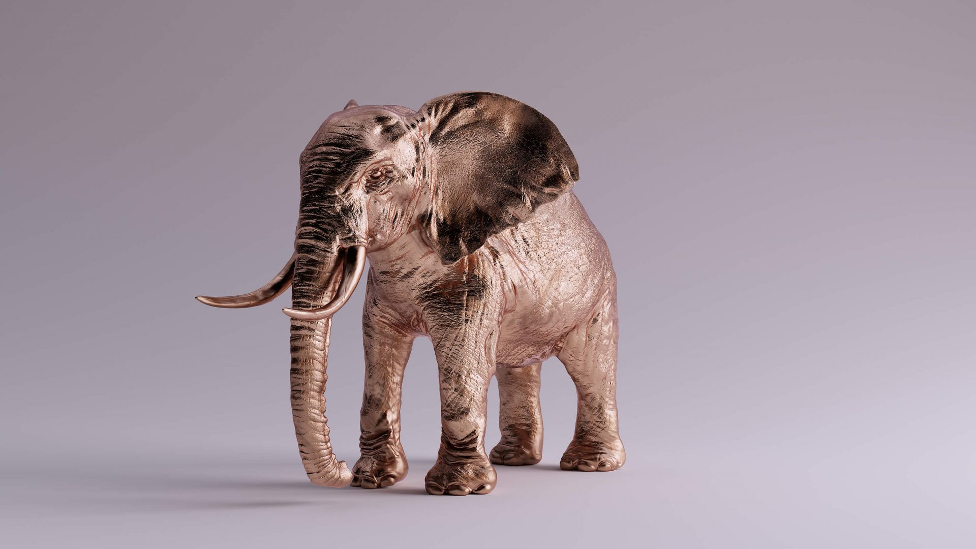 Elefante de bronce main product photo