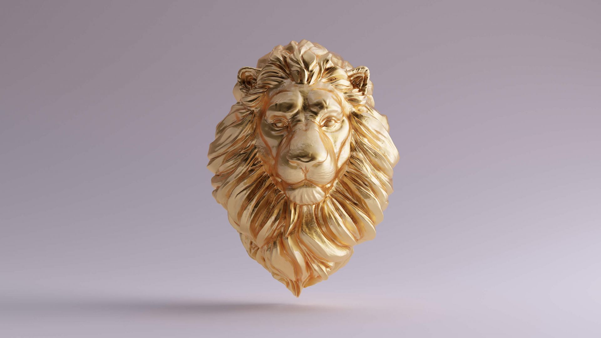 Un león en 3D main product photo
