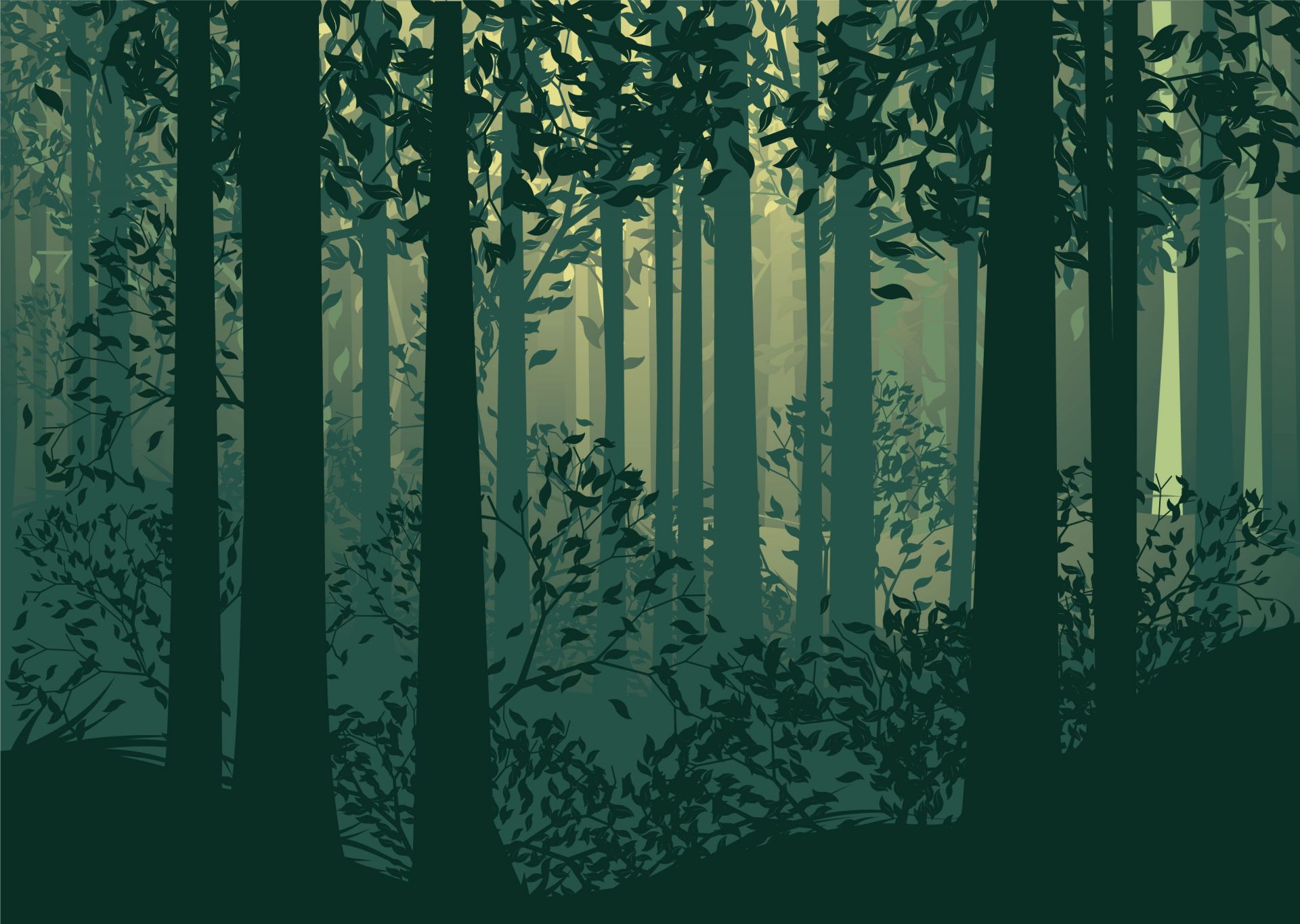 Paisaje forestal abstracto main product photo