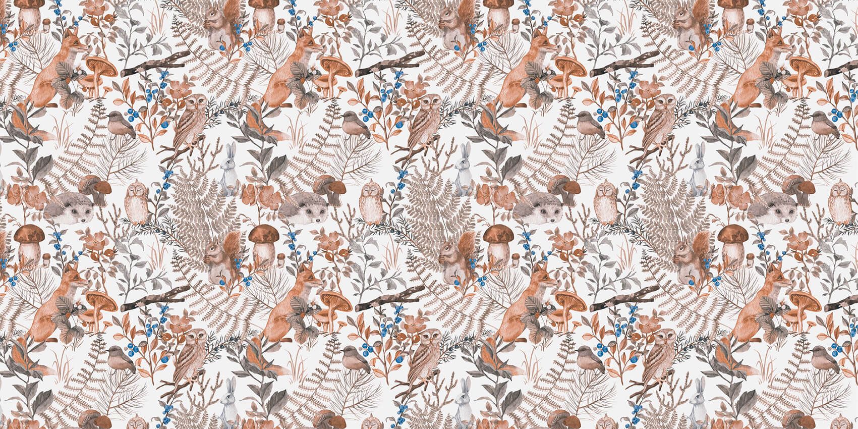Patrón de animales del bosque main product photo