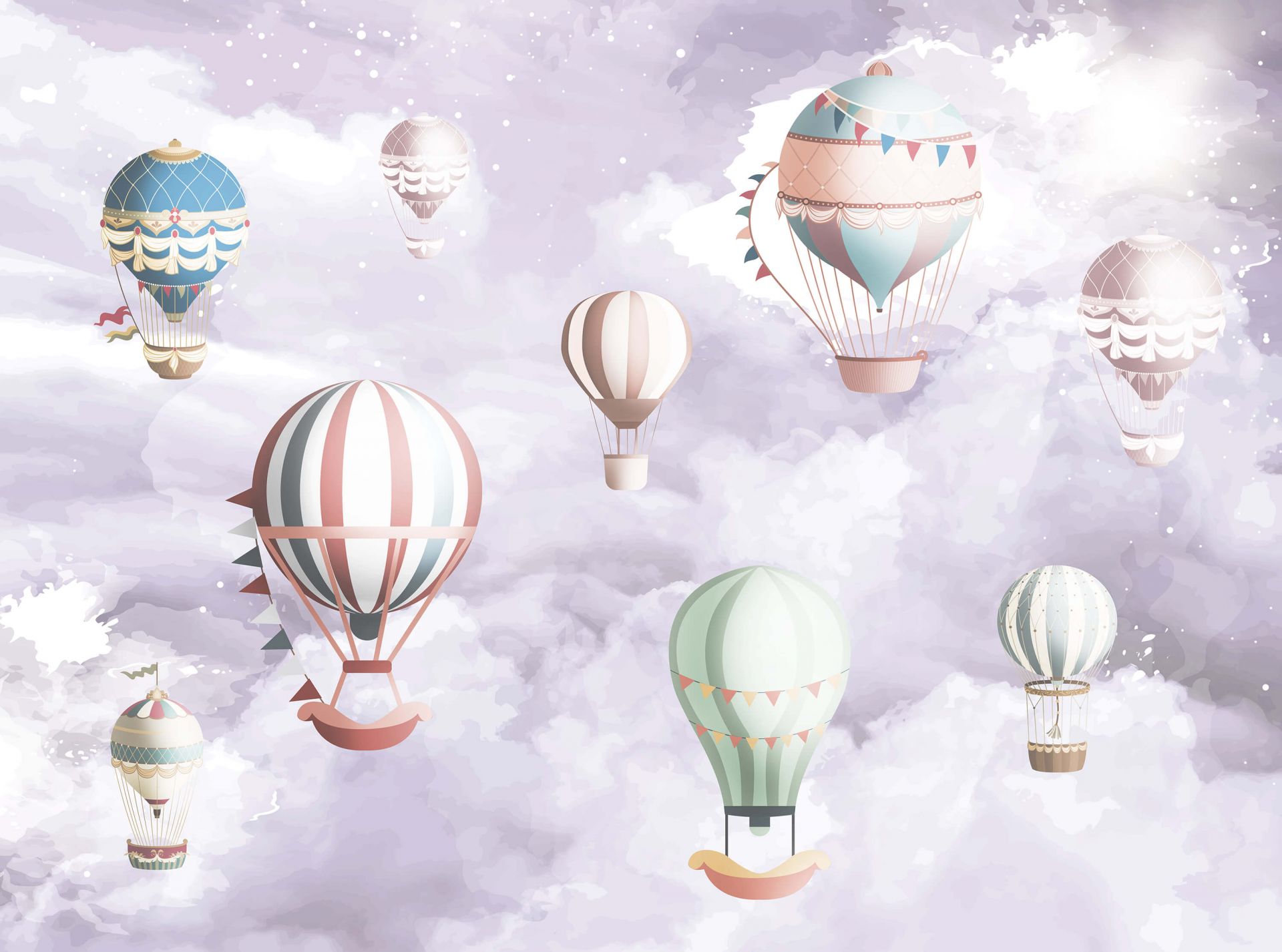 En las nubes púrpuras main product photo