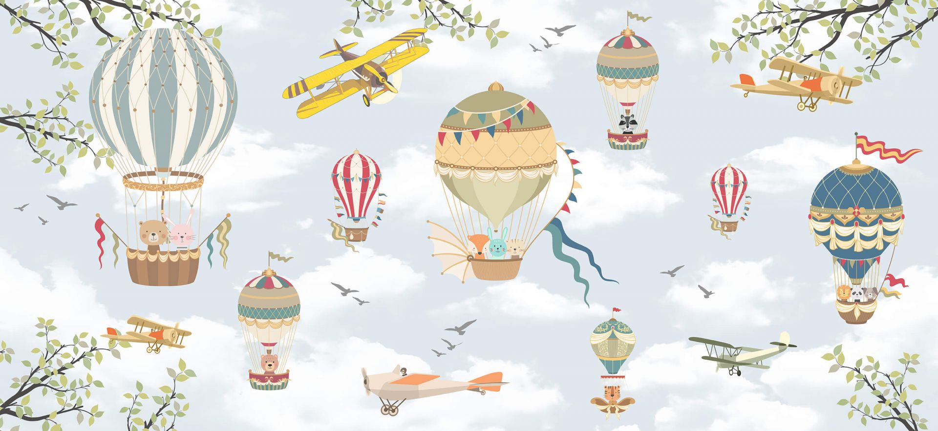 Animales en globos aerostáticos main product photo