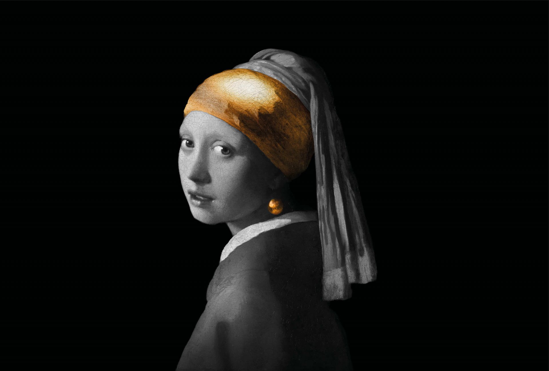 Girl with a Pearl Earring Gold main product photo
