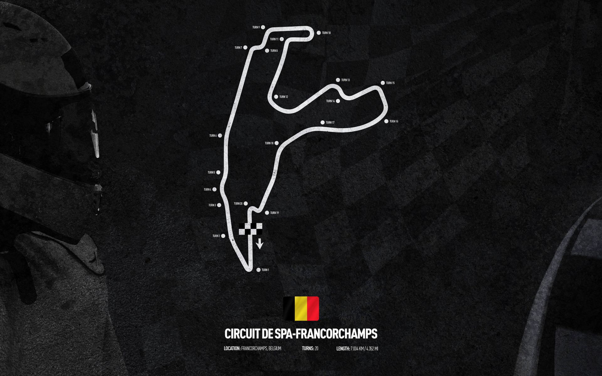 Circuito de Formule 1 - Spa-Francorchamps - Bélgica main product photo