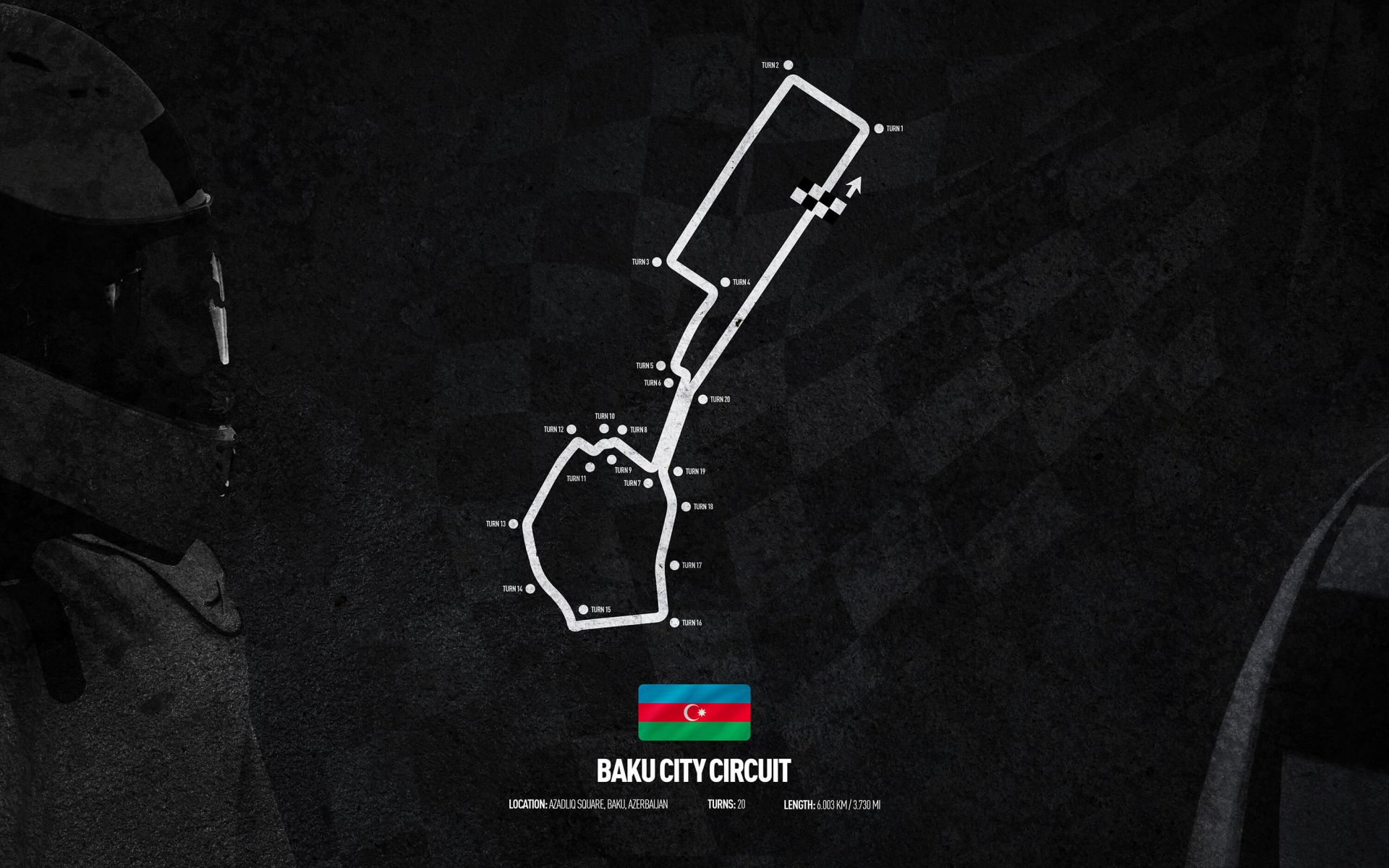 Circuito de Formule 1 - Baku City Circuit - Azerbaiyán main product photo