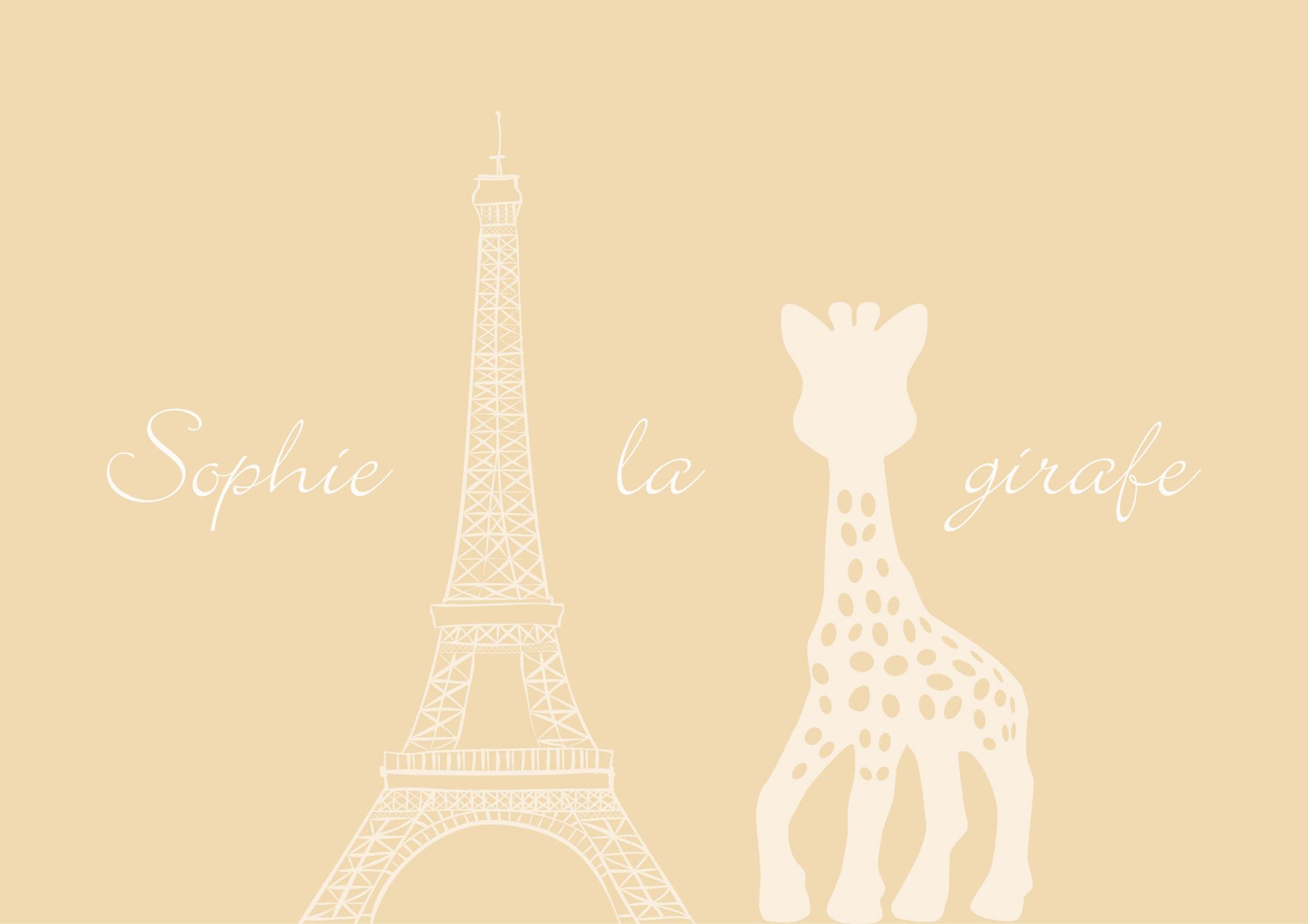 Sophie la girafe® en la Torre Eiffel main product photo