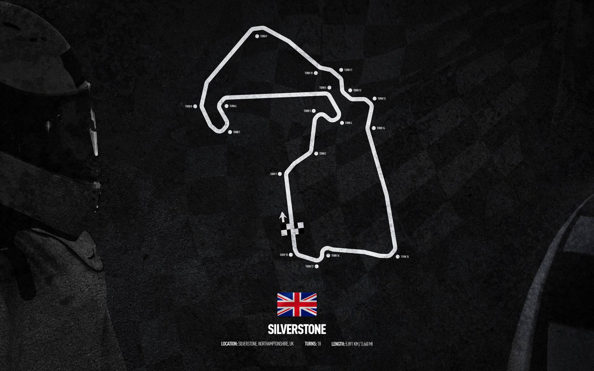 Circuito de Fórmul 1 - Circuito de Silverstone - Reino Unido main product photo