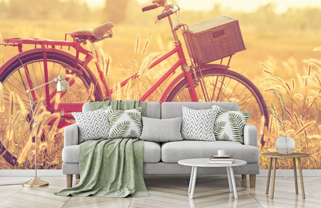 Paisaje - Papel pintado con Bicicleta de época - Habitación 7