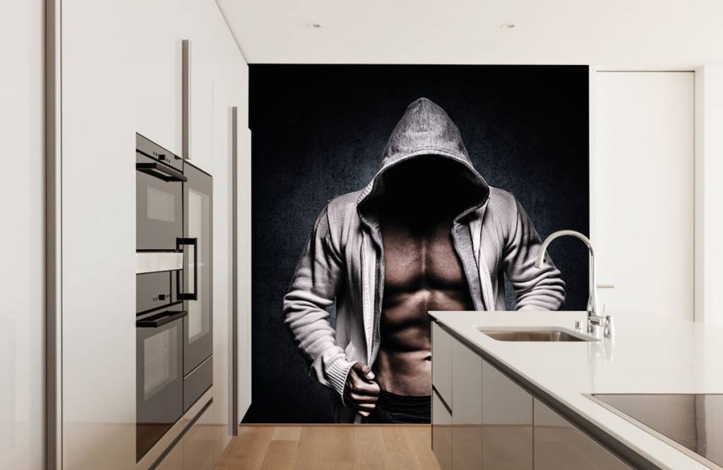Fitness - Papel pintado con Hombre musculoso - Sala de ocio 6