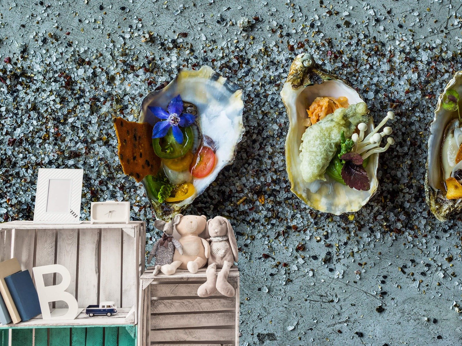 Otros - Papel pintado con Amuse con ostras - Cocina 19
