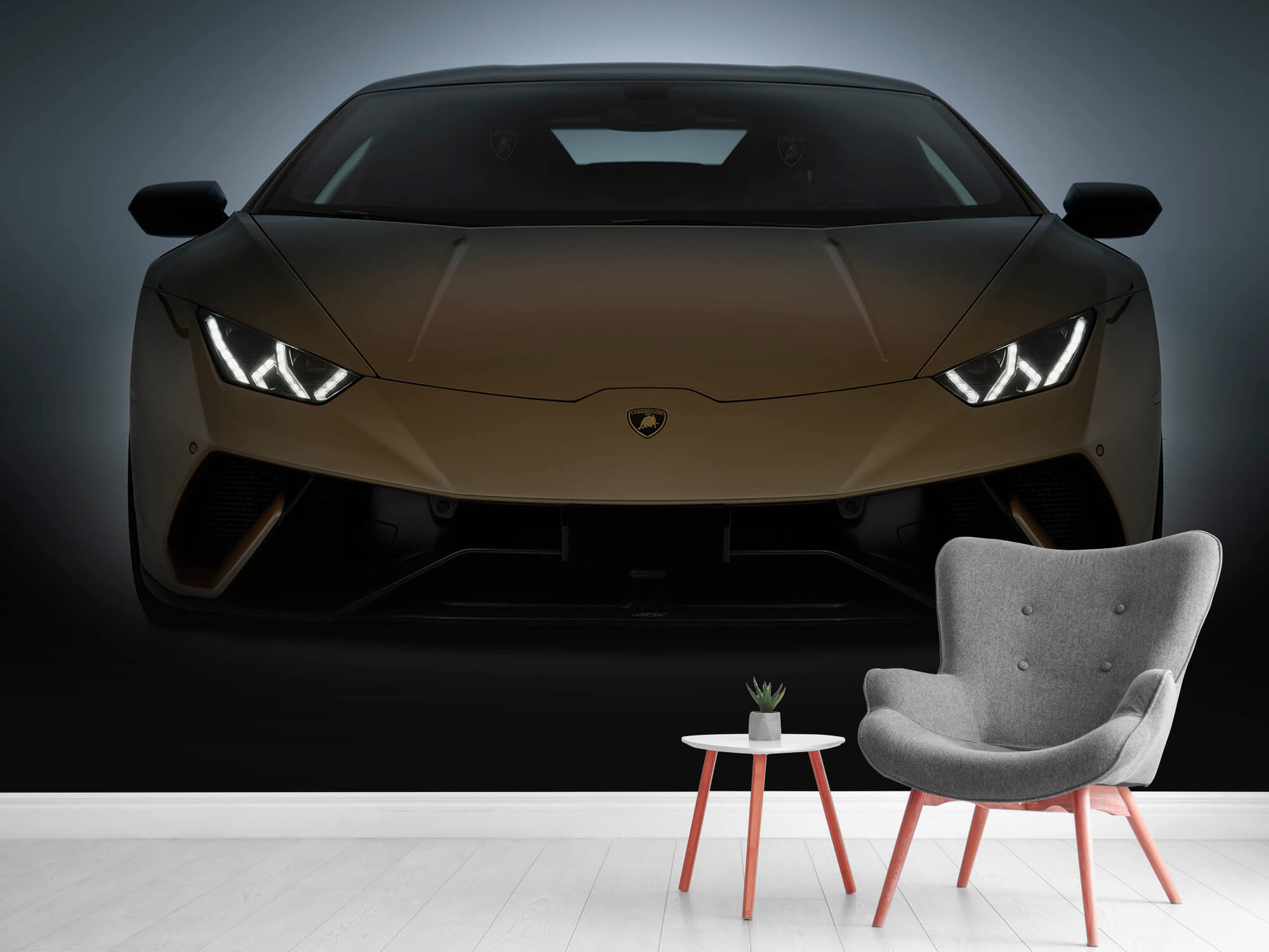 Empapelado Papel pintado con Lamborghini Huracán - parte delantera - Habitación de niño 2