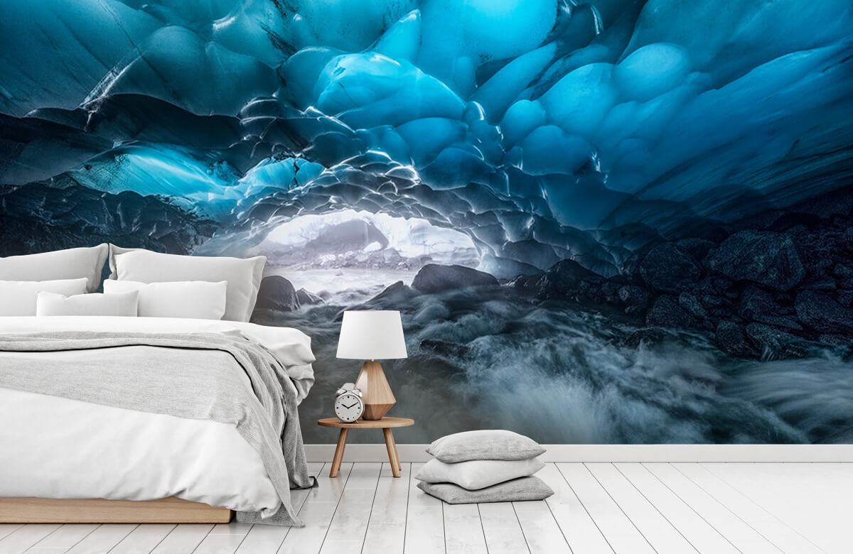  Papel pintado con Dos cuevas de hielo - Salón 2