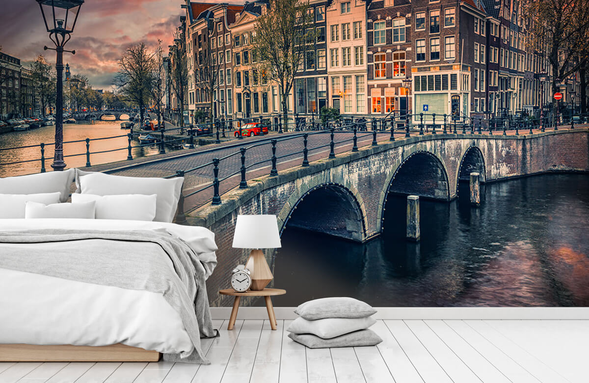  Papel pintado con Canal de Ámsterdam - Salón 2