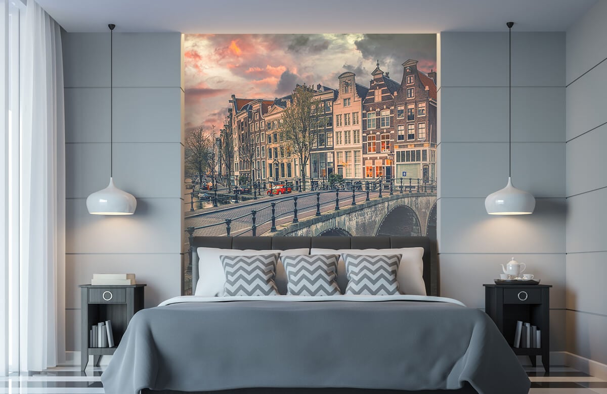  Papel pintado con Canal de Ámsterdam - Salón 11