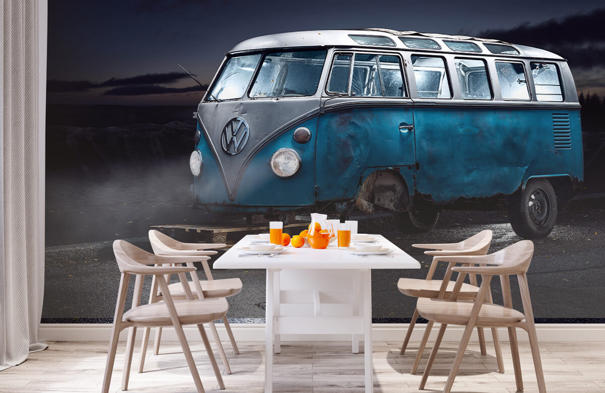 Creative-edit Papel pintado con Autobús pequeño VW - Garage 1