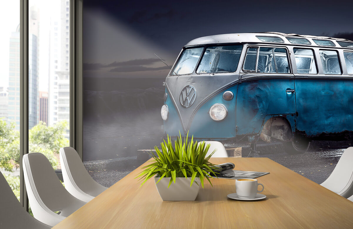 Creative-edit Papel pintado con Autobús pequeño VW - Garage 4