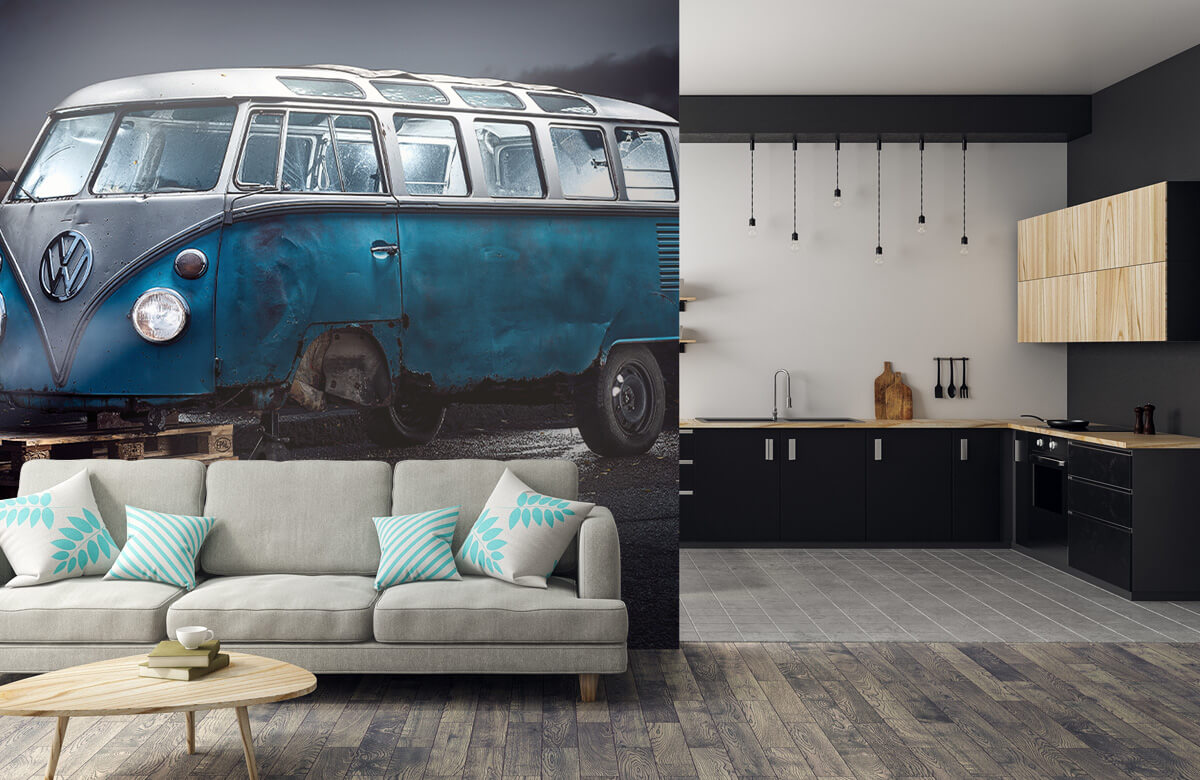 Creative-edit Papel pintado con Autobús pequeño VW - Garage 9