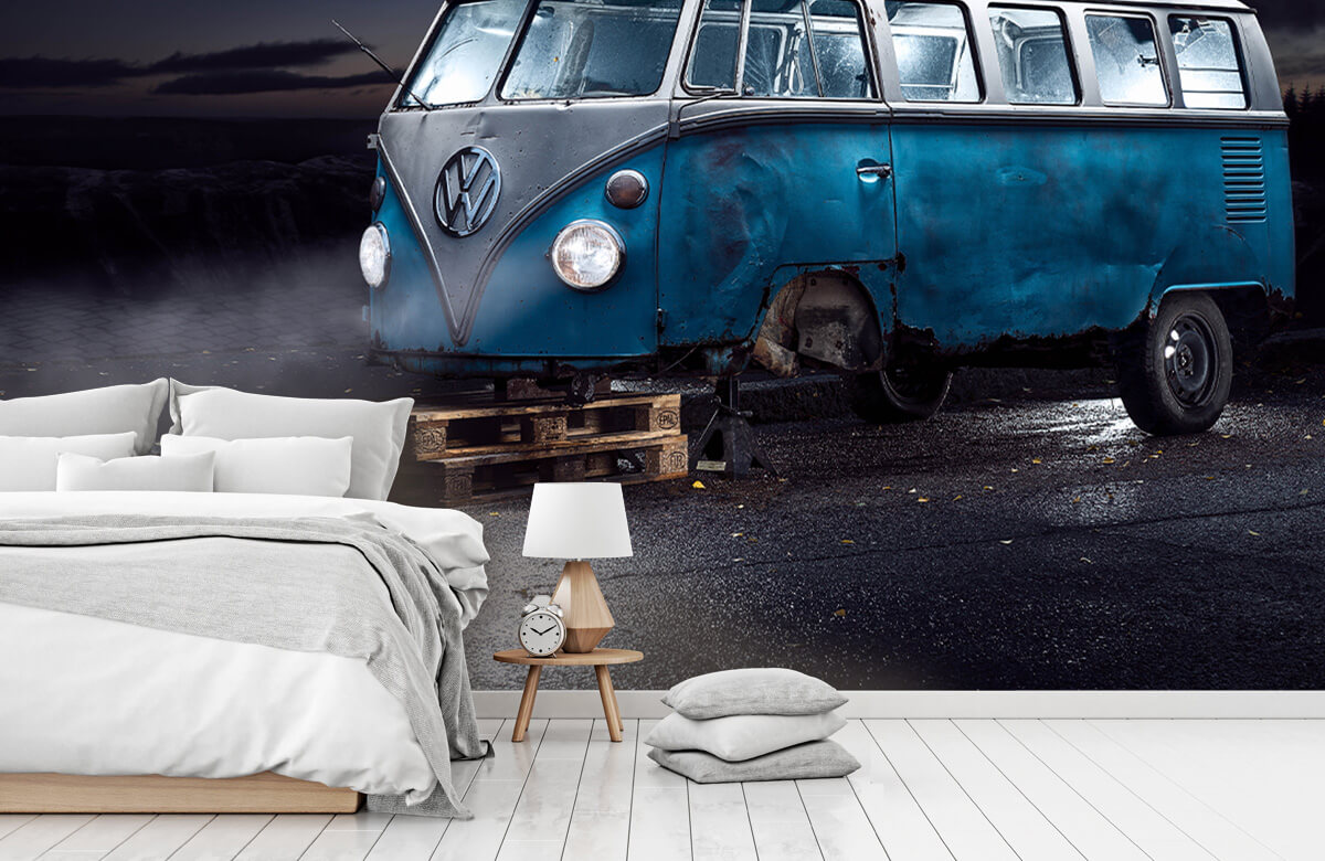 Creative-edit Papel pintado con Autobús pequeño VW - Garage 11
