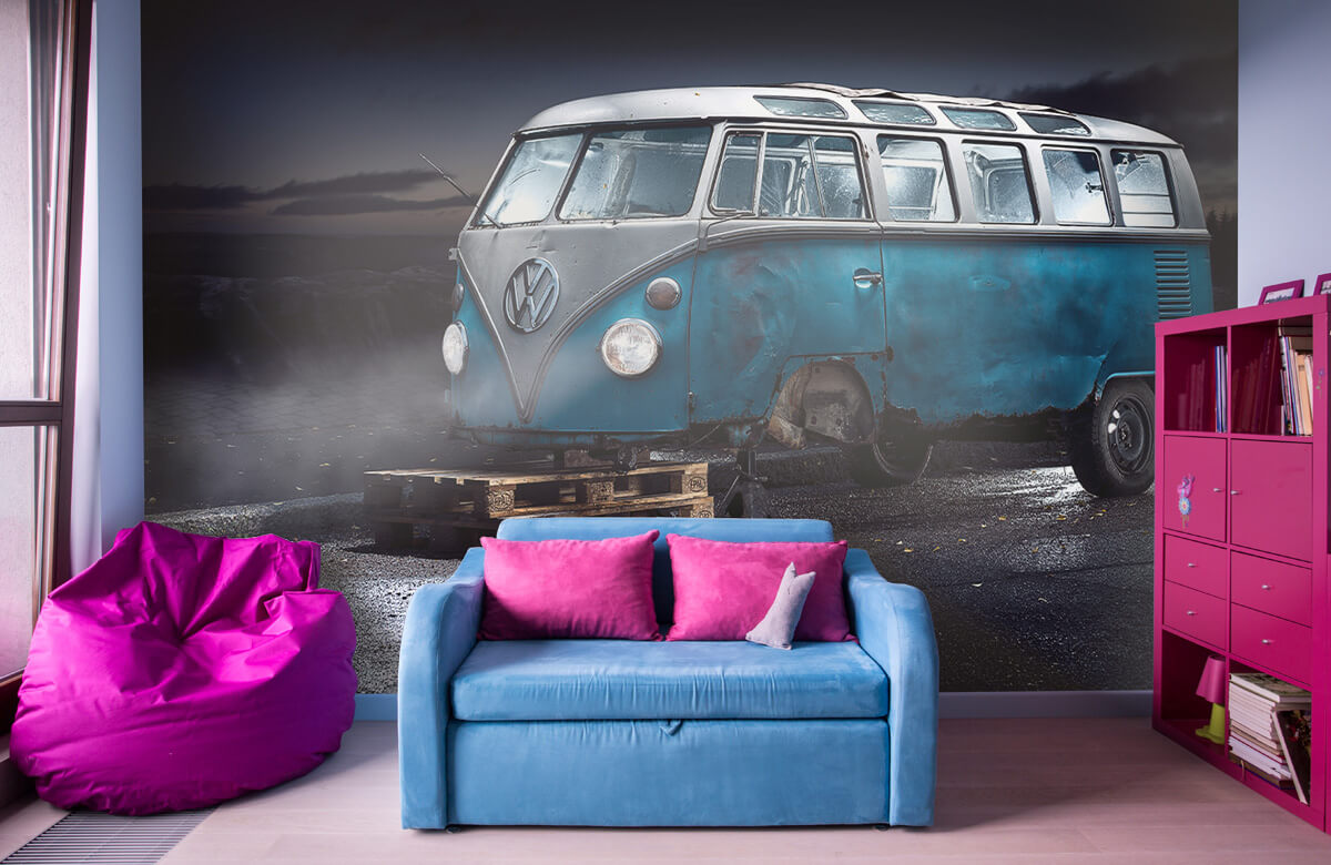 Creative-edit Papel pintado con Autobús pequeño VW - Garage 5