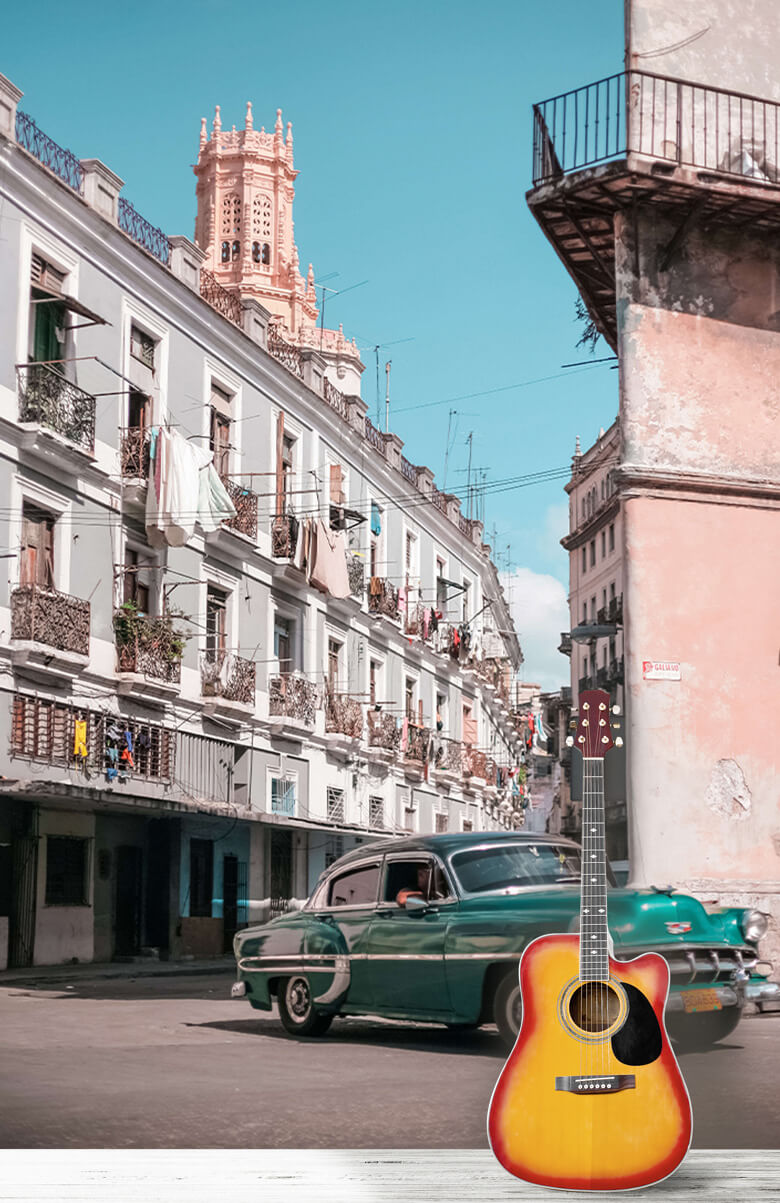 Street Papel pintado con La Habana Vieja 8 - Salón 1
