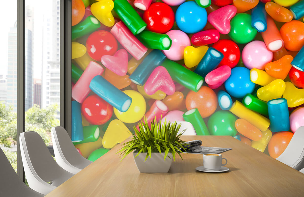  Papel pintado con Mezcla de caramelos - Habitación de adolescentes 6