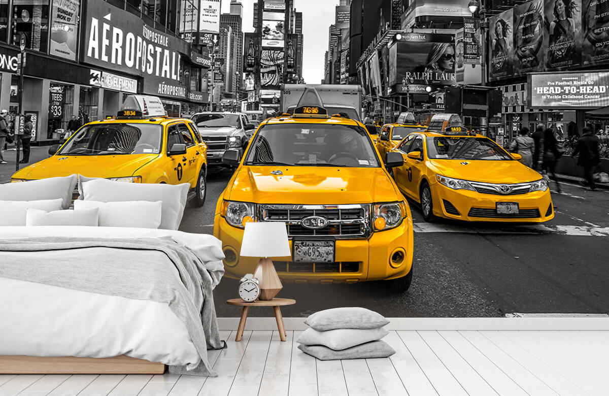  Papel pintado con Taxi en Broadway - Habitación de adolescentes 1