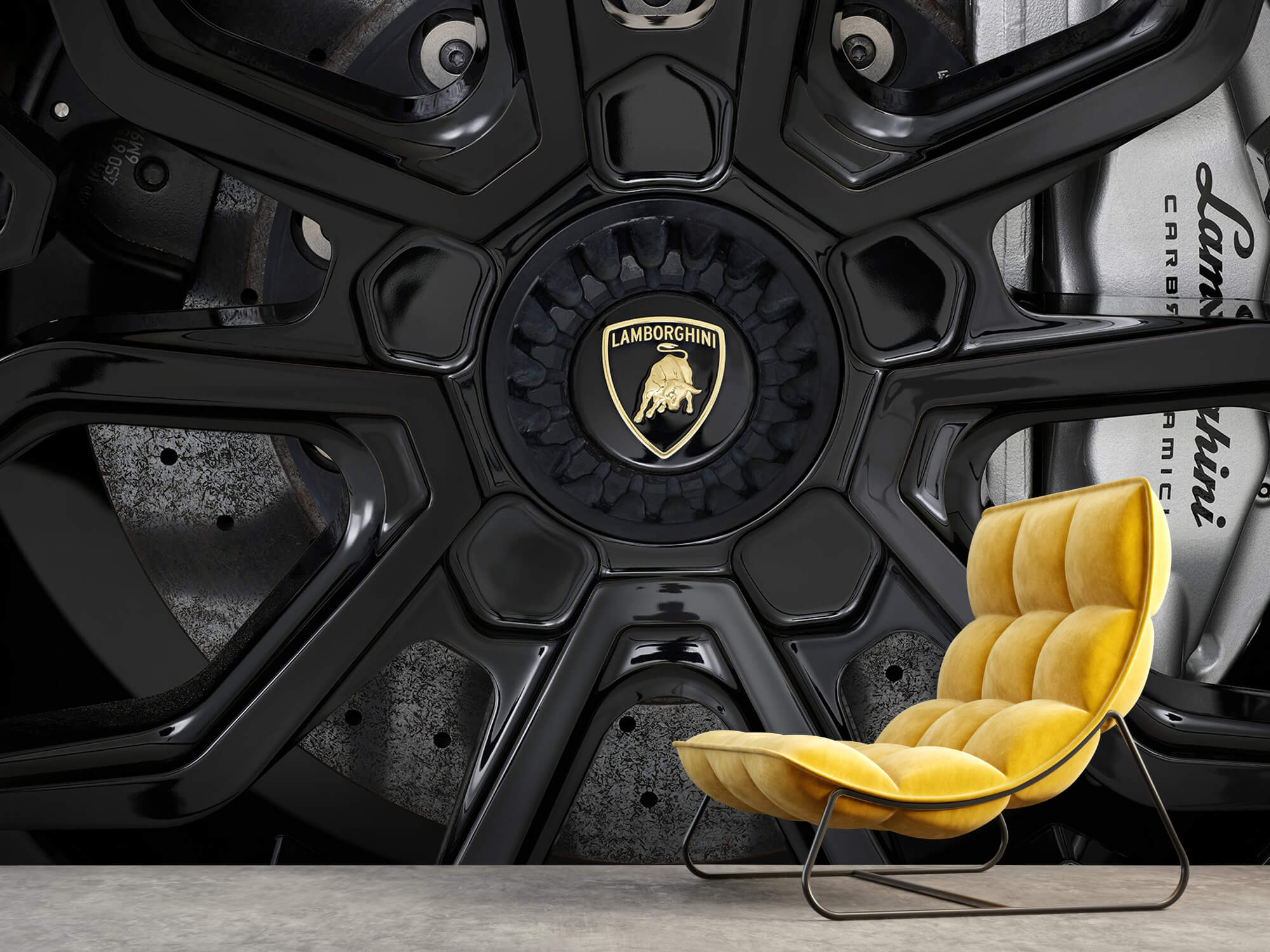Patrón Papel pintado con Lamborghini Huracán - llanta - Sala de ocio 11