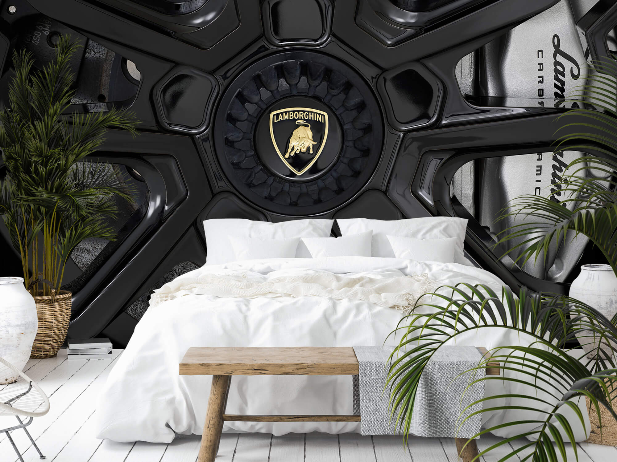 Patrón Papel pintado con Lamborghini Huracán - llanta - Sala de ocio 12